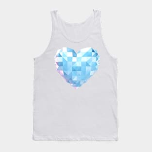 Crystal heart Tank Top